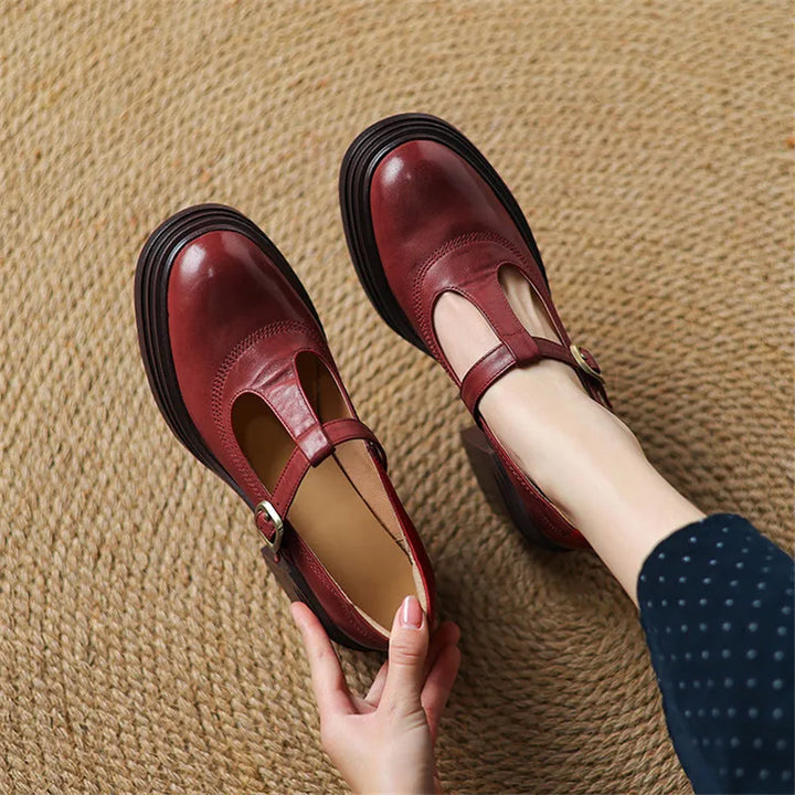 Escarpins Elvana à talon chunky pour femmes, confortables et élégants.