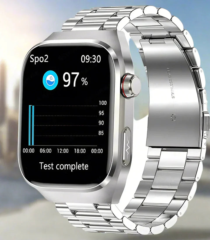 Montre connectée de sport unisexe avec GPS. Suivi d'activité, fréquence cardiaque et calories brûlées.
