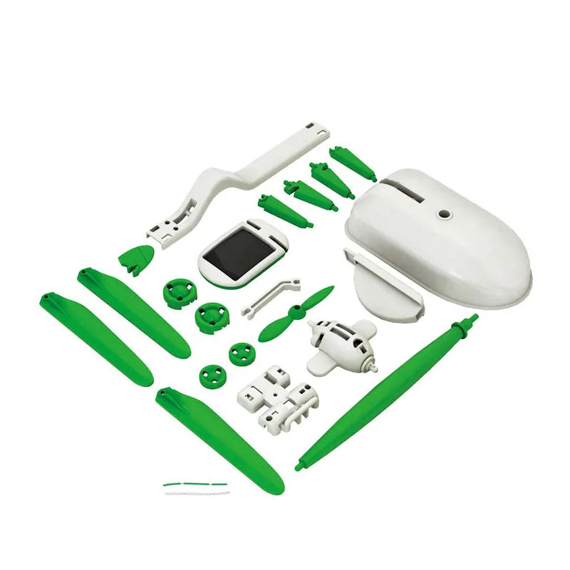 Kit Robot Solaire 6-en-1 DIY pour enfants, stimule la science, technologie, ingénierie et mathématiques (STEM).