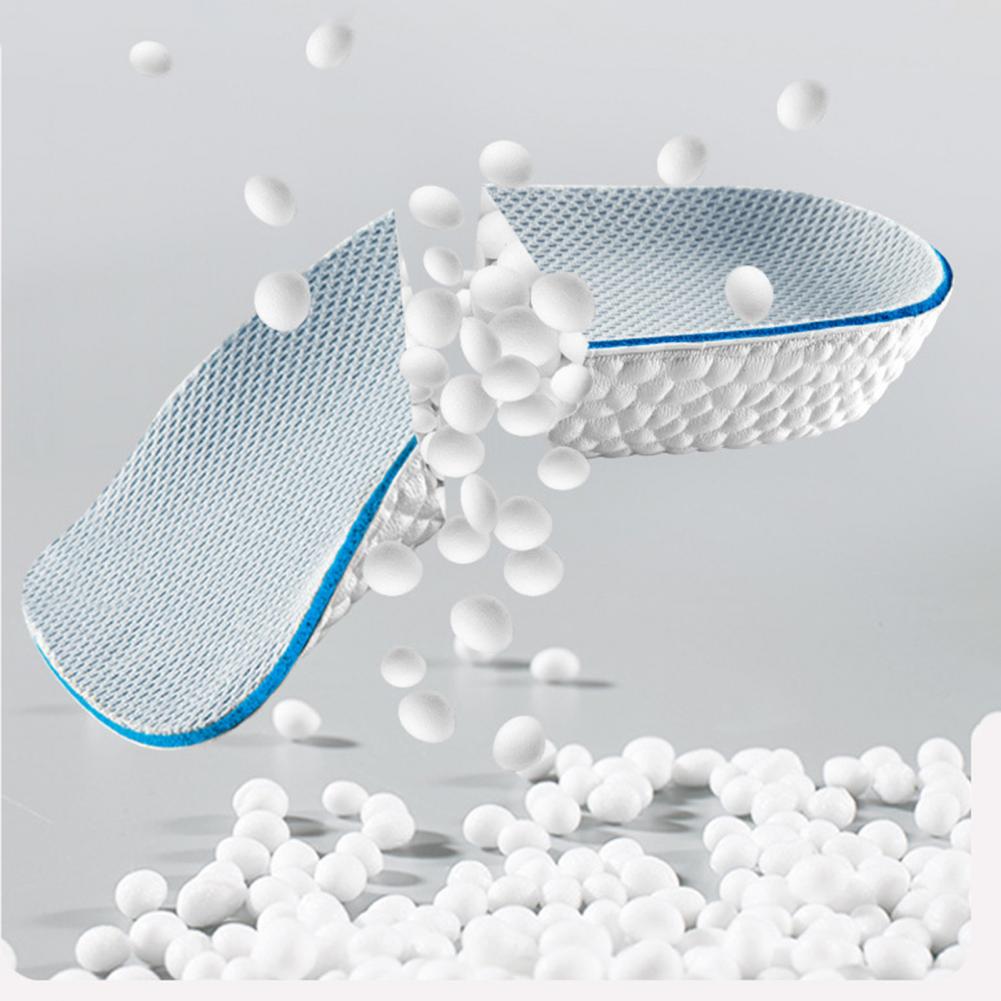 Semelles ergonomiques confortables, surélèvent la stature et procurent un soulagement pour les douleurs au dos.