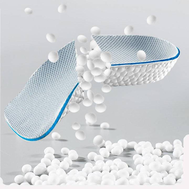 Semelles ergonomiques confortables, surélèvent la stature et procurent un soulagement pour les douleurs au dos.