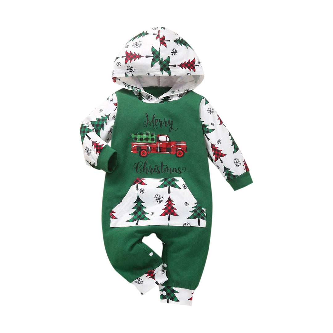 Pyjama bébé garçon/fille pour un premier Noël, vêtement doux et festif, parfait cadeau de saison.