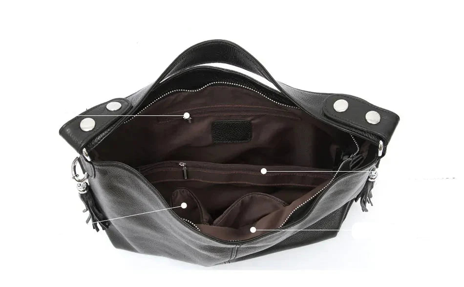 Sac femme élégant, grand format, porté épaule ou bandoulière, pour tous vos essentiels.
