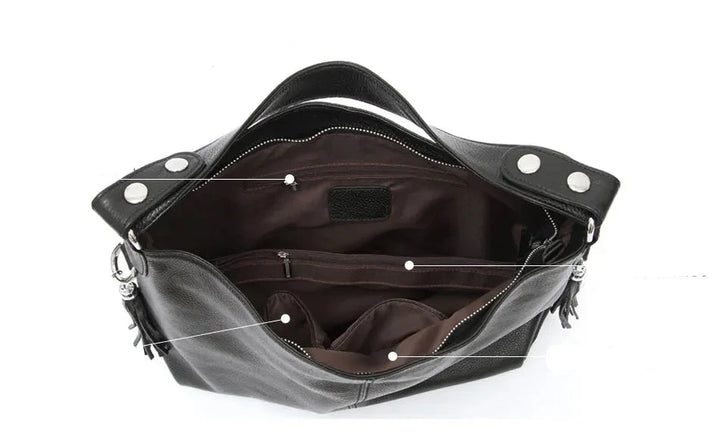 Sac femme élégant, grand format, porté épaule ou bandoulière, pour tous vos essentiels.