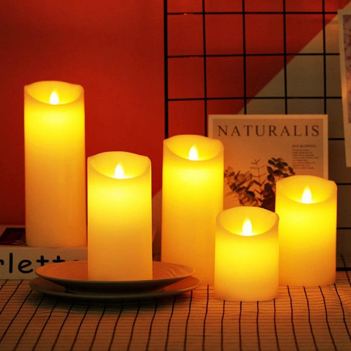 Bougies LED sans flamme, lot idéal pour éclairer votre intérieur avec une lumière d'ambiance cosy et sécurisée.
