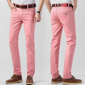 Pantalon homme Milan bleu marine, confortable et respirant. Parfait pour un style polyvalent toute l'année.
