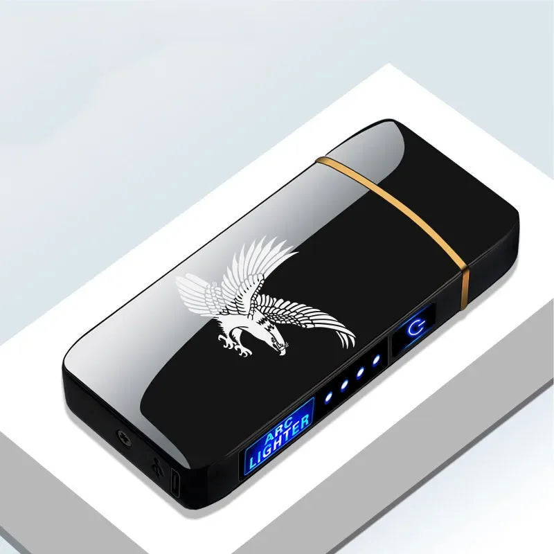 Technologie briquet plasma électronique, arc puissant, rechargeable USB-C.