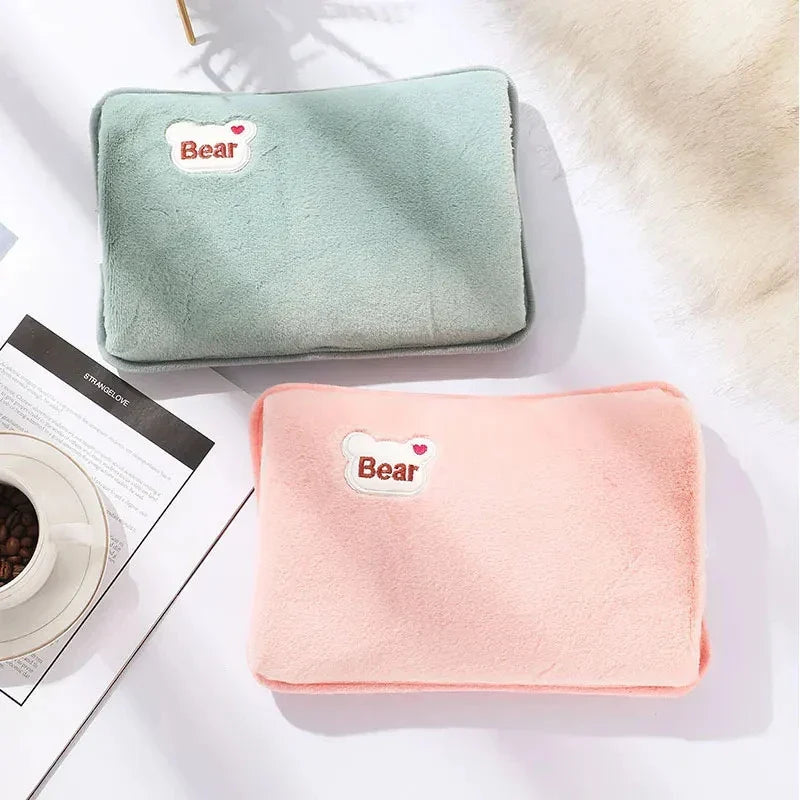 Confort hivernal assuré avec cette bouillotte électrique douce, parfaite pour la relaxation et le bien-être.