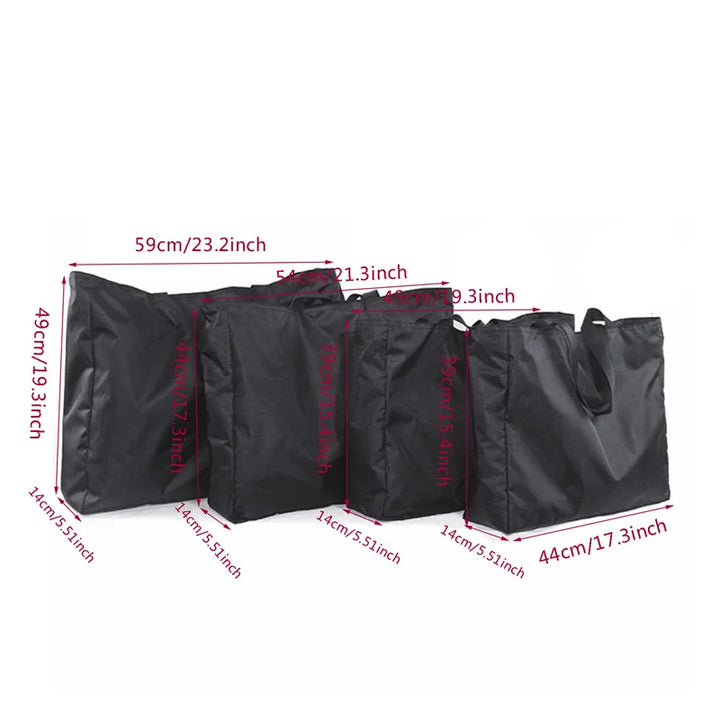 Sac de voyage en nylon imperméable, léger et pliable pour femmes, parfait comme bagage cabine ou sport.