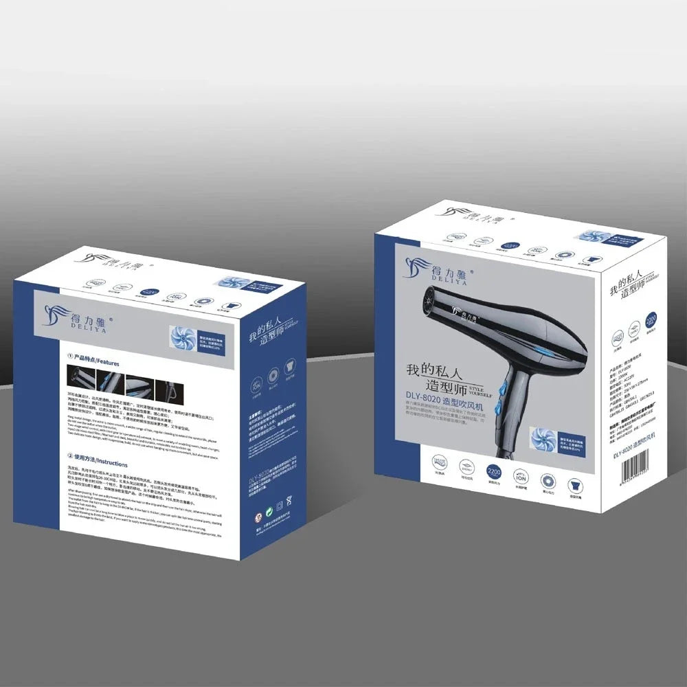 Accessoire de coiffure 2200W pour un séchage ultra-rapide et un soin professionnel des cheveux à domicile.