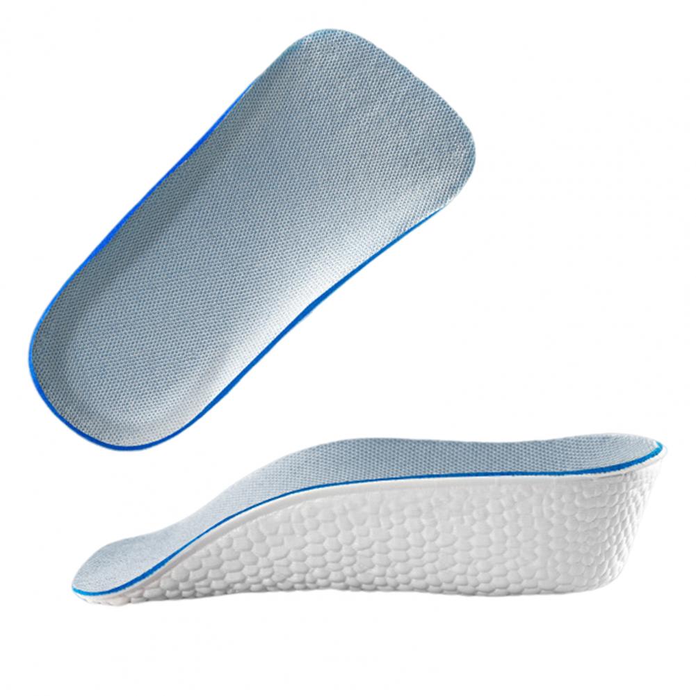 Paire de semelles surélevées orthopédiques pour hommes et femmes, offrent amorti supérieur et confort durable.