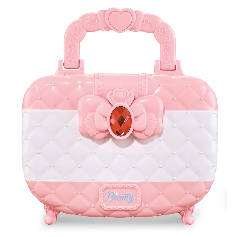 Jeu de rôle maquillage avec set PrincessAura non toxique. Kit beauté haute qualité pour stimuler la créativité des filles.