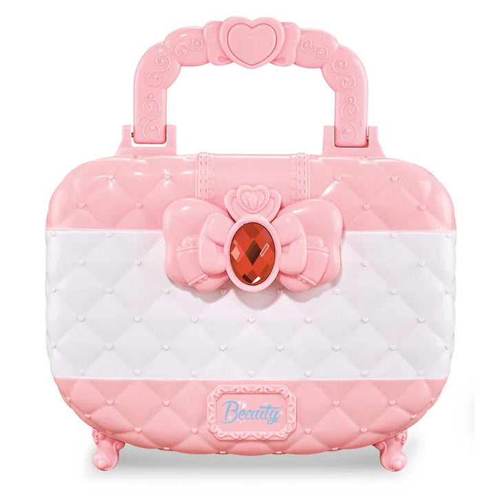 Jeu de rôle maquillage avec set PrincessAura non toxique. Kit beauté haute qualité pour stimuler la créativité des filles.