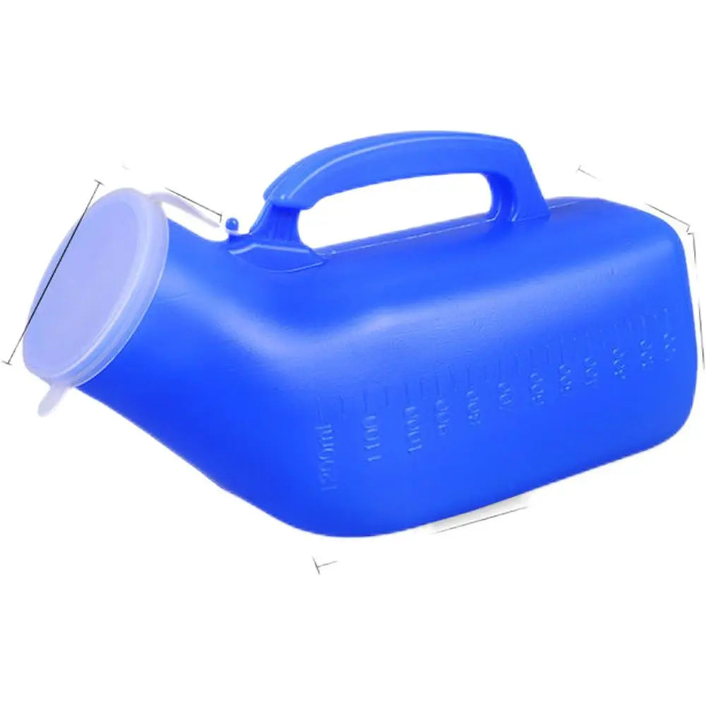 Urinoir de voyage 1200ml, pratique pour le camping, la randonnée et toutes activités extérieures. Facile à utiliser.