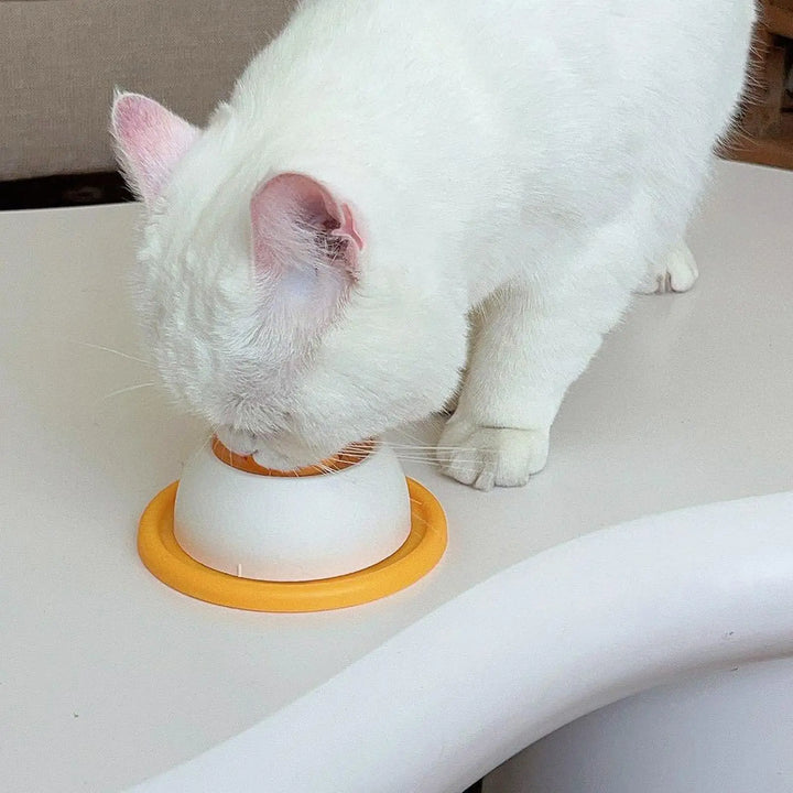 Bol d'alimentation lente en silicone pour chiens et chats. Jouet apaisant qui réduit le stress et l'ennui de l'animal.