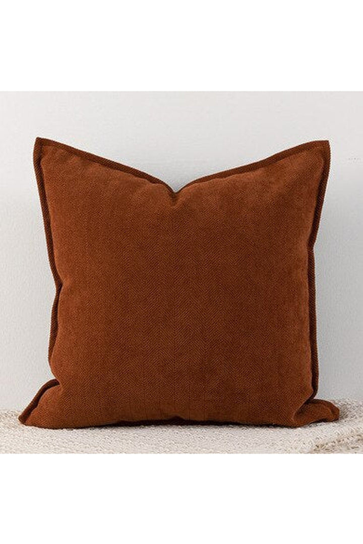 Housse de coussin carré pour canapé, accessoire maison chic pour un confort optimal.