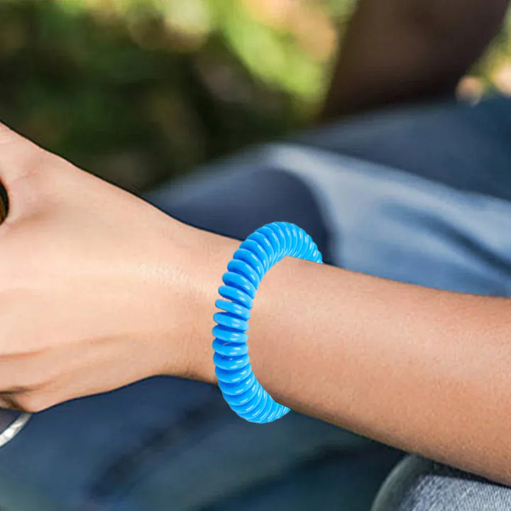 Protection poignet anti-moustiques naturelle, bracelet essentiel pour l'été des enfants et adultes.
