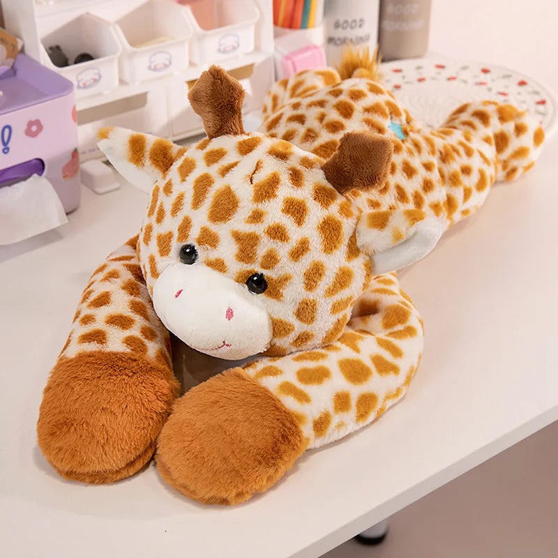 Peluche ultra-douce à bras longs, confortable et sûre, pour des moments de tendresse et de jeu.