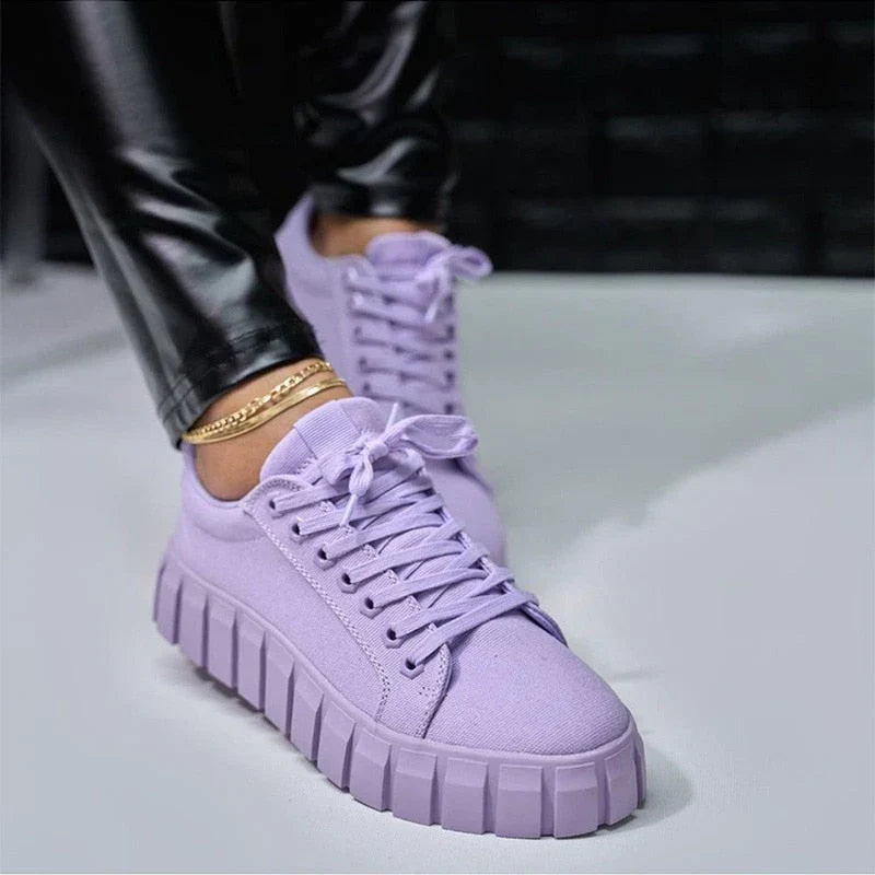 Chaussures Mira mode pour femmes, style sport, orthopédiques, semelle épaisse pour le quotidien.