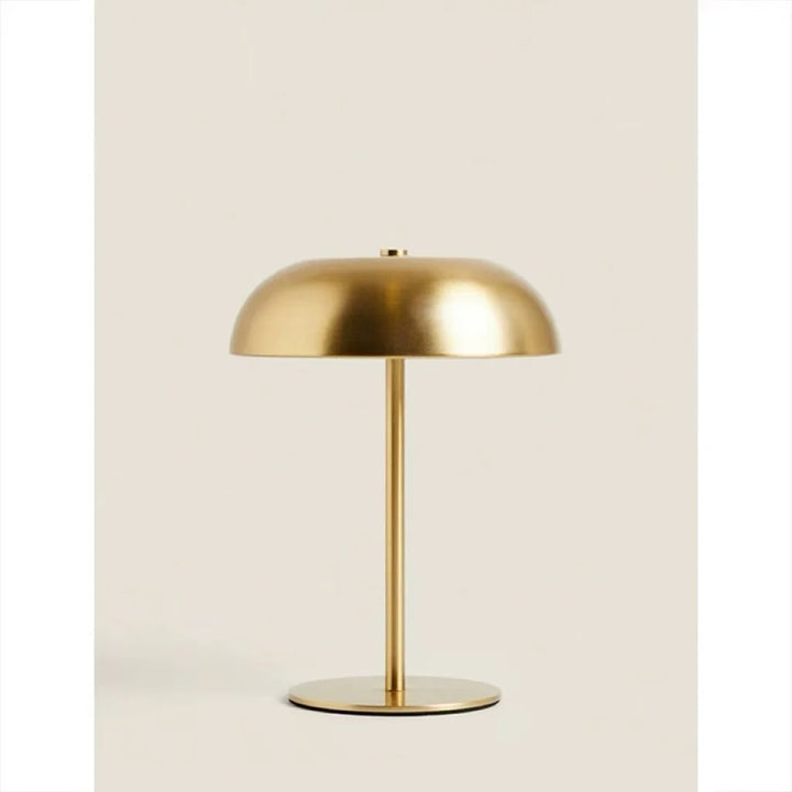 Luminaire de table sans fil, lampe champignon LED rechargeable. Idéale pour décoration intérieure moderne.