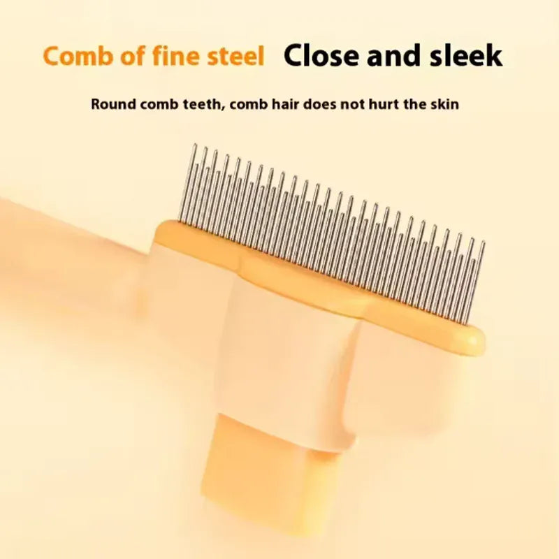 Brosse démêlante efficace pour pelage de chien et chat, favorise un poil sain et brillant.