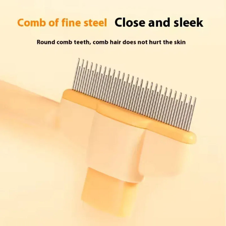 Brosse démêlante efficace pour pelage de chien et chat, favorise un poil sain et brillant.