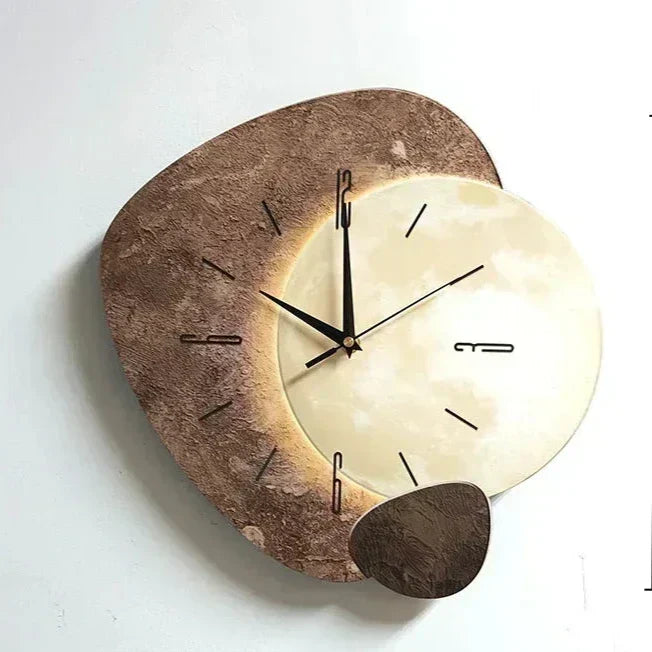 Horloge murale LuxeAura lumineuse avec LED d'ambiance, design moderne, excellent cadeau pour une décoration stylée.
