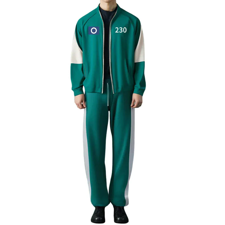 Survêtement déguisement unisexe en polyester confortable, parfait pour Halloween ou une soirée costumée.