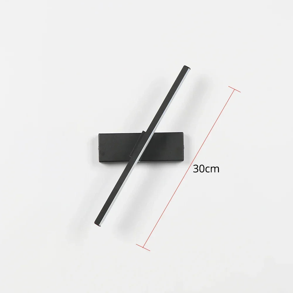 Applique murale LED design AuroLite pour chambre, parfaite comme liseuse orientable. Économie d'énergie.