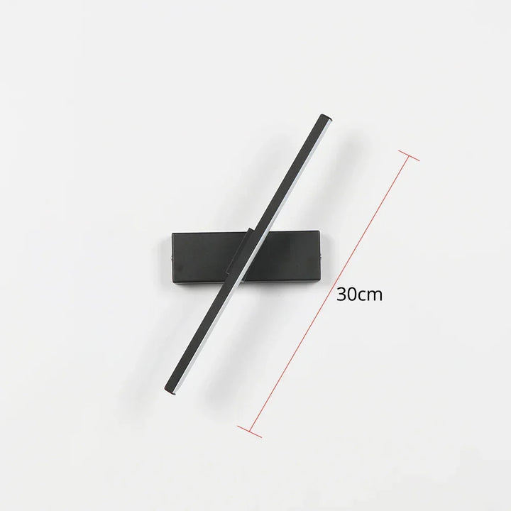 Applique murale LED design AuroLite pour chambre, parfaite comme liseuse orientable. Économie d'énergie.