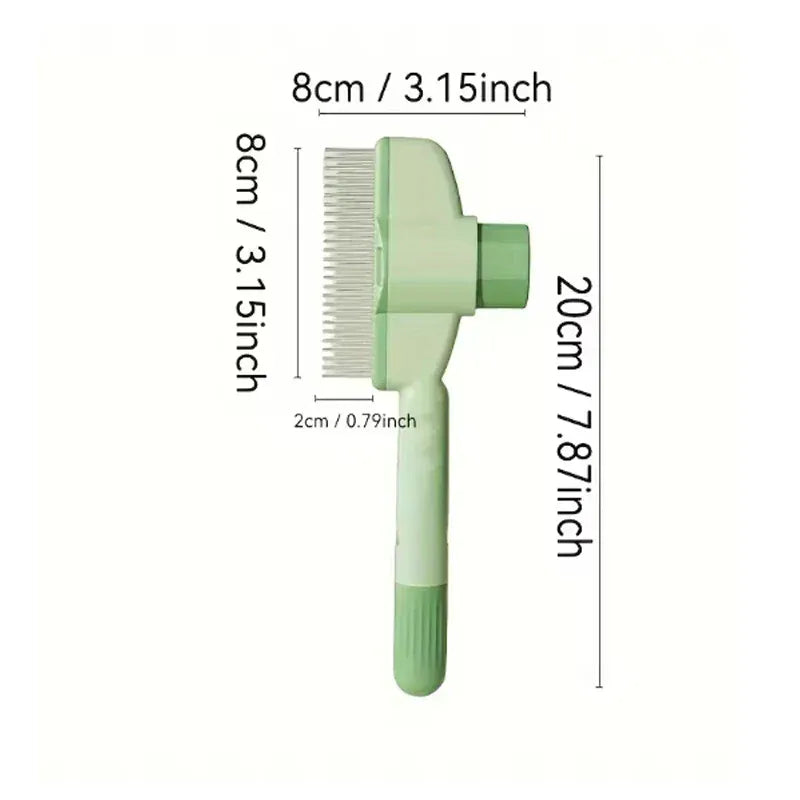 Brosse pour chiens de toutes tailles et chats, assure un toilettage doux et un pelage impeccable.