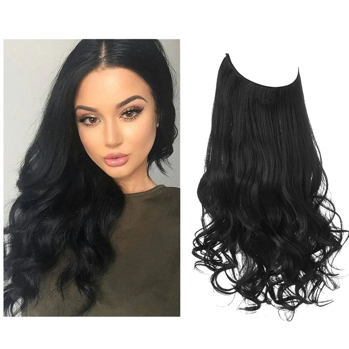 Postiche cheveux naturels, offrant un volume luxuriant et une longueur magnifique.