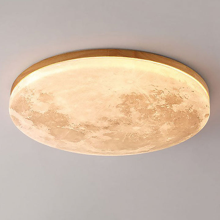 Lampe LED plafond lunaire 3D, crée une ambiance apaisante et unique dans toute pièce.