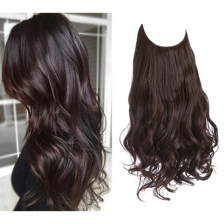 Extensions de cheveux naturels lisses, offrant un volume et une longueur impeccables.