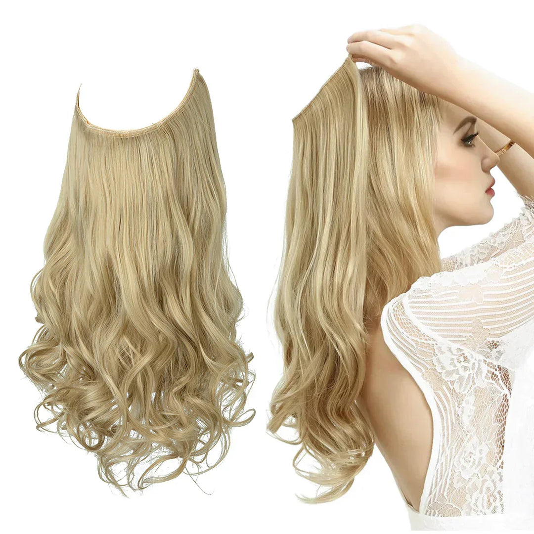 Cheveux naturels extensions, idéales pour volume et longueur instantanés, coiffure femme.