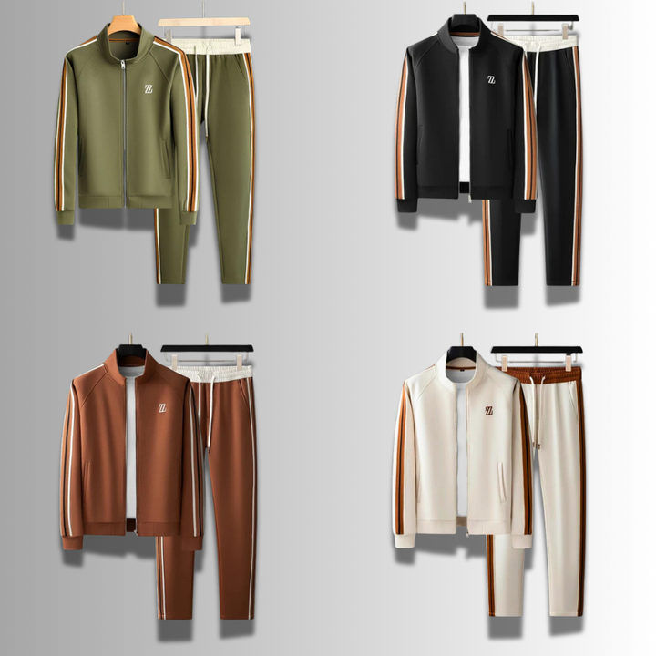 Ensemble décontracté homme, jogging confortable et élégant. Parfait pour le sport et les activités d'automne.