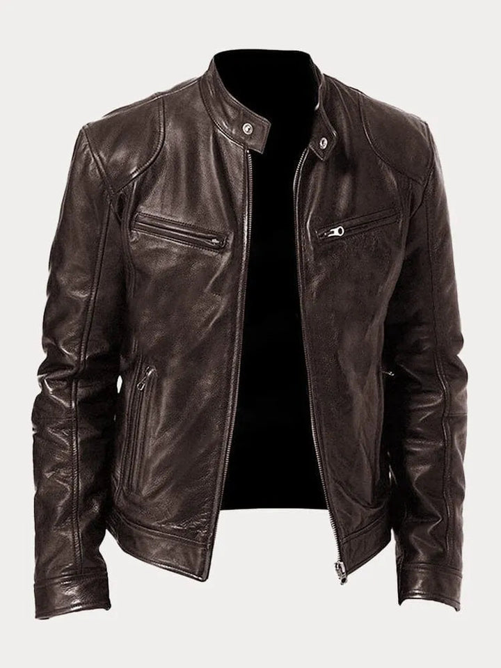 Veste motard décontractée noire pour femmes, style moderne et élégant, mode féminine.