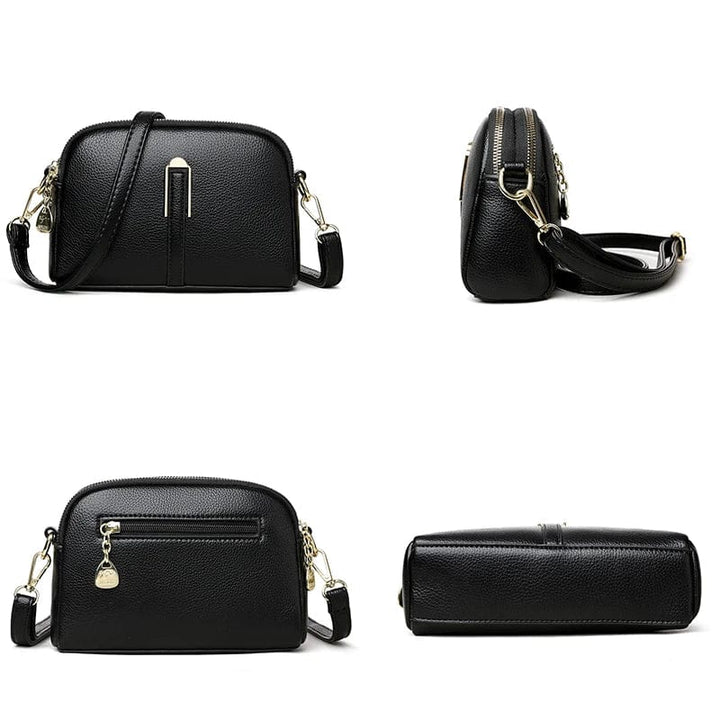 Sac bandoulière femme en cuir vegan, design épuré. Un accessoire de mode femme à la fois pratique et élégant.