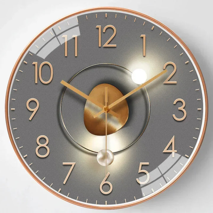 Sublime horloge murale silencieuse avec son design classique. Améliore la décoration de votre maison.