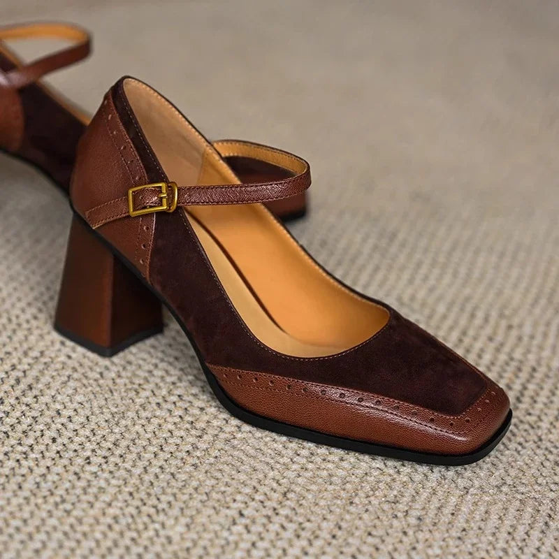 Escarpins Florence chics pour femmes, parfaits pour le bureau, design classique rétro et confortable.