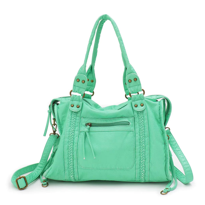 Sac de cours femme, allure vintage, similicuir élégant, mode intemporelle, grande capacité.