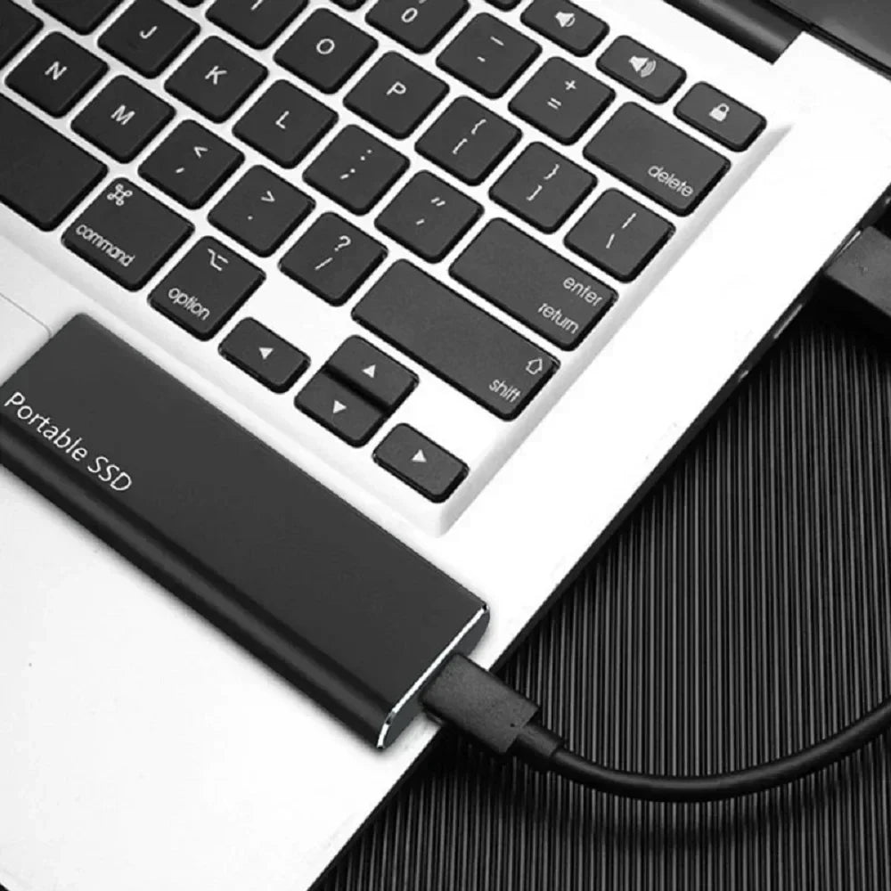 SSD portable professionnel pour le transfert de fichiers volumineux, fiable et rapide.