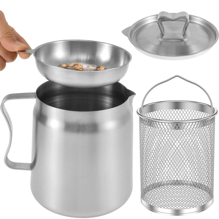 Friteuse EcoFry en acier inoxydable pour cuisson saine et plats croustillants. Ustensile de cuisine moderne.