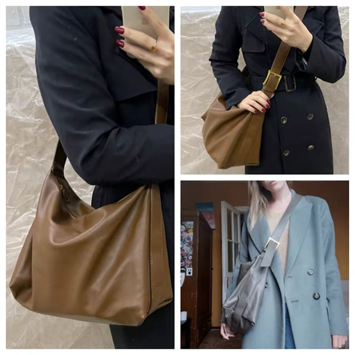 Sac cabas femme noir, en cuir vegan. Élégant, spacieux et avec fermeture éclair, idéal pour le quotidien mode.