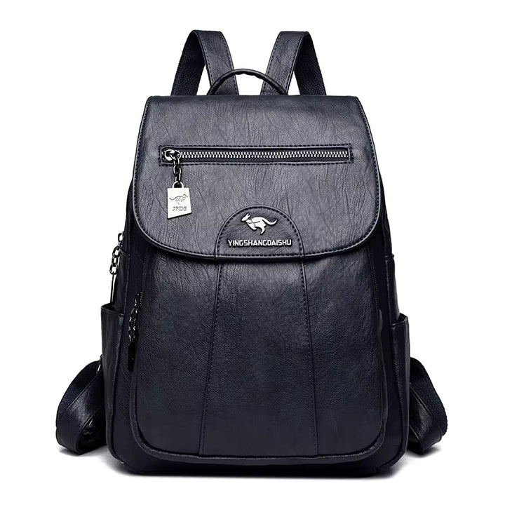 Sac à dos femme Silvy en cuir PU, élégant et pratique, idéal pour la ville et accessoire mode.