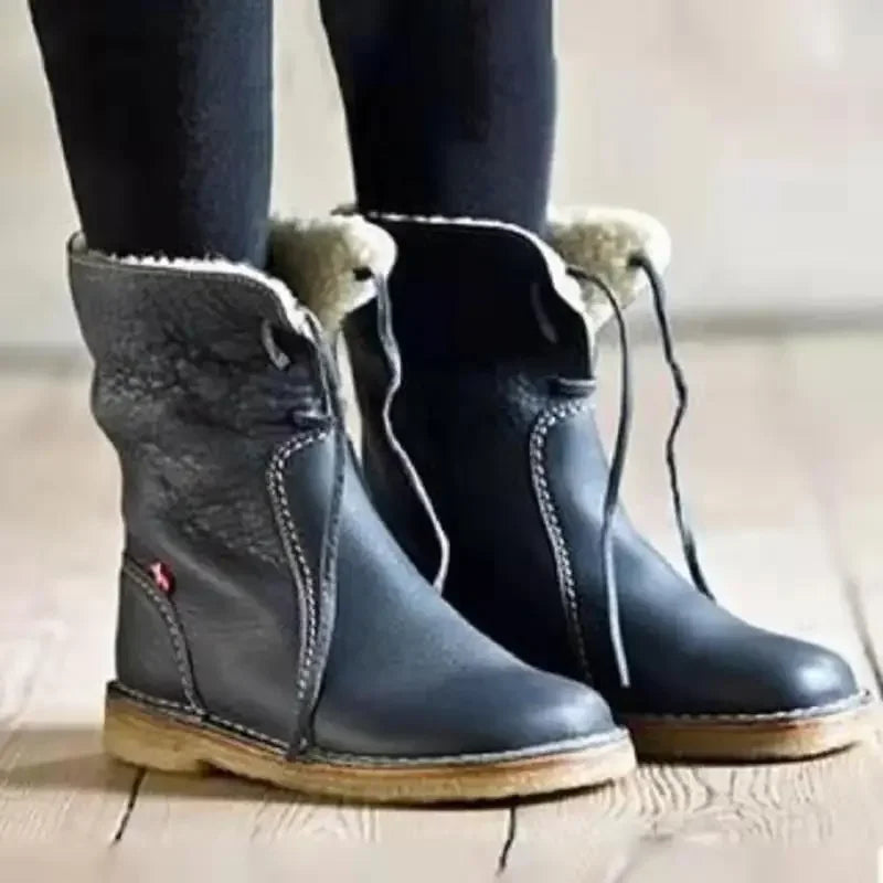Boots hiver femme Sophie, style élégant et confort accru. Ces bottes antidérapantes sont parfaites pour l'automne.