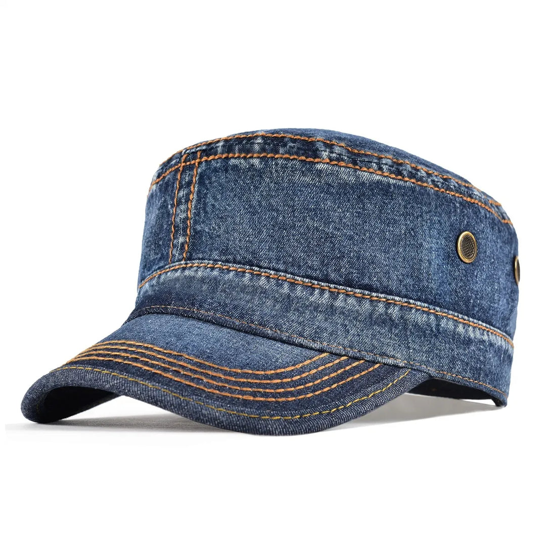 Casquette homme coton vintage, couleur kaki, style workwear, pour un look tendance.