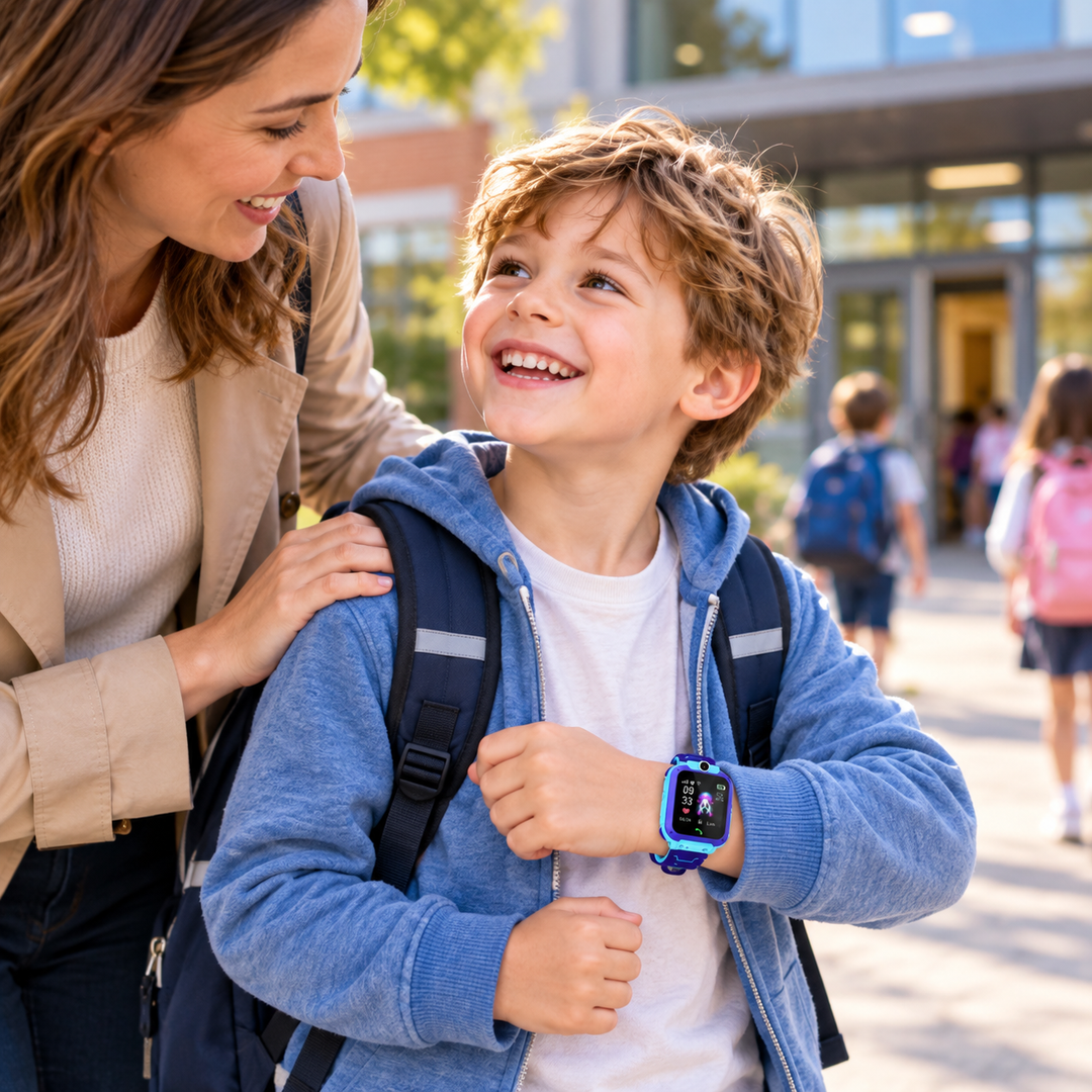 Montre de sécurité enfant: GPS et appels bidirectionnels pour rassurer les parents et protéger les petits.