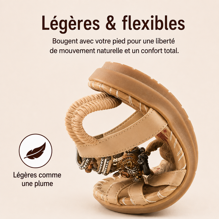 Sandales femme élégantes, soutien et confort maximum pour vos pieds au quotidien.