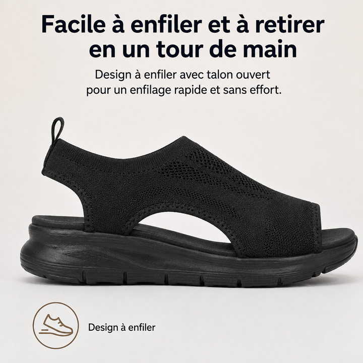 Sandales femmes orthopédiques, offrent confort, soutien et soulagement des douleurs aux pieds. Idéales pour l'été.